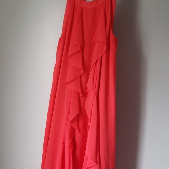 Long coral dress - Picture 2 of 2